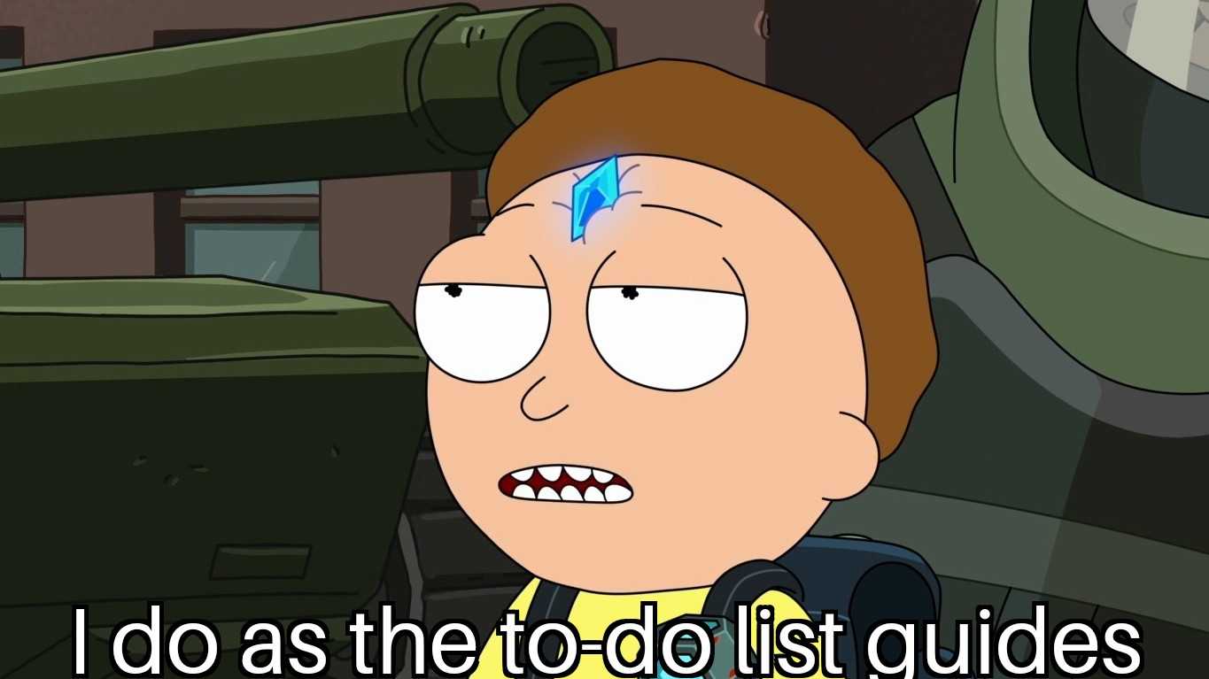 I do ass the to-do list guides